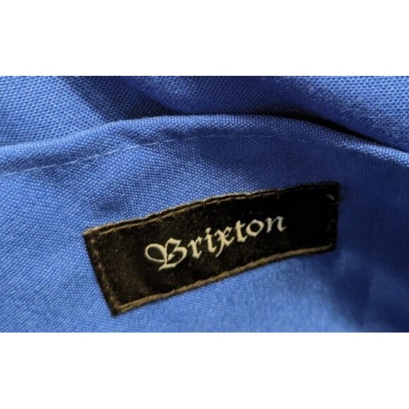 BRIXTON Natural Straw Large Rectangular Tote Bag w/Round Wooden Handles - Picture 6 of 8